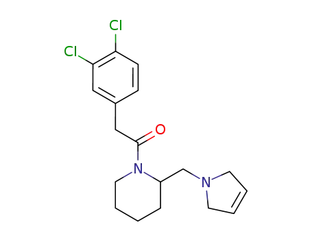1-<(3,4-dichlorophenyl)acetyl>-2-<<1-(3-pyrrolinyl)>methyl>piperidine