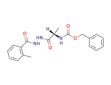 <i>N</i>-(<i>N</i>-benzyloxycarbonyl-L-alanyl)-<i>N</i>'-<i>o</i>-toluoyl-hydrazine