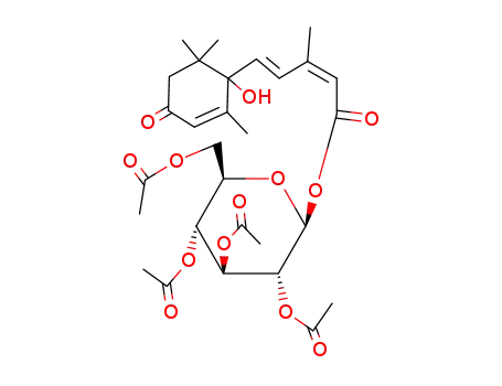 Abscisic acid-β-D-glucosyl ester tetraacetate