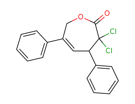 3,3-Dichloro-4,6-diphenyl-4,7-dihydro-3H-oxepin-2-one