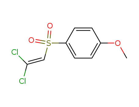 Molecular Structure of 76927-95-2 (Benzene, 1-[(2,2-dichloroethenyl)sulfonyl]-4-methoxy-)