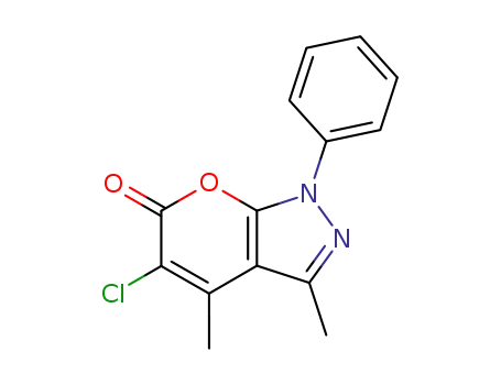 5-Chloro-3,4-dimethyl-1-phenyl-1H-pyrano[2,3-c]pyrazol-6-one