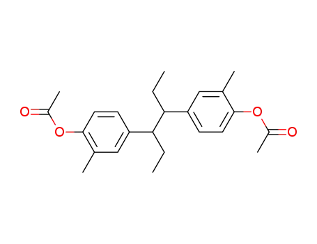 3,4-Hexanediylbis-2-methyl-4,1-phenylene diacetate