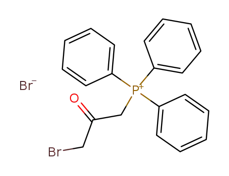 Molecular Structure of 19753-64-1 (Phosphonium, (3-bromo-2-oxopropyl)triphenyl-, bromide)
