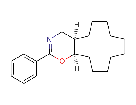 Molecular Structure of 98329-41-0 ((4aR,14aR)-2-Phenyl-4a,5,6,7,8,9,10,11,12,13,14,14a-dodecahydro-4H-1-oxa-3-aza-benzocyclododecene)