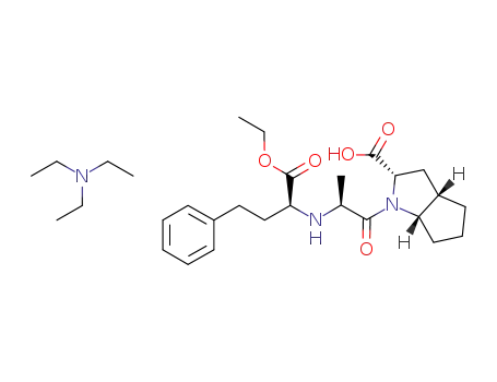 Molecular Structure of 1028843-44-8 (ramipril-triethylamine)