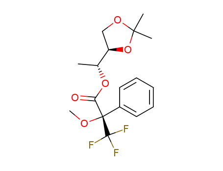 (S)-3,3,3-Trifluoro-2-methoxy-2-phenyl-propionic acid (R)-1-((R)-2,2-dimethyl-[1,3]dioxolan-4-yl)-ethyl ester