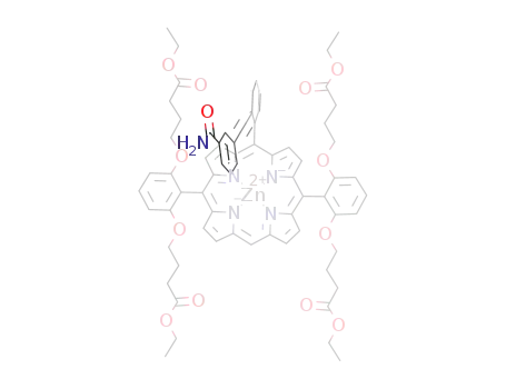 (tetraethyl 4,4',4'',4'''-[[10-(2-[[3-(aminocarbonyl)phenyl]ethynyl]phenyl)porphyrin-5,15-diyl-κN(21),κN(22),κN(23),κN(24)]bis[benzene-2,1,3-triylbis(oxy)]]tetrabutanoato(2-))zinc