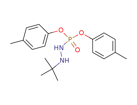 Molecular Structure of 105077-59-6 (N-(di-p-cresylphosphinoyl)-N'-t-butylhydrazine)