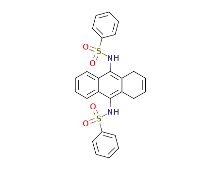<i>N</i>,<i>N'</i>-(1,4-dihydro-anthracene-9,10-diyl)-bis-benzenesulfonamide