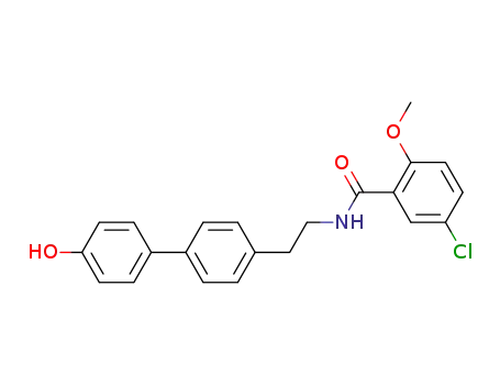 4-[2-(2-methoxy-5-chloro-benzamido)-ethyl]-4'-hydroxy-biphenyl