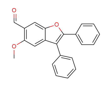 2,3-diphenyl-6-formyl-5-methoxybenzofuran