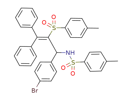 N-[1-(4-bromophenyl)-3,3-diphenyl-2-tosylallyl]-4-methylbenzenesulfonamide