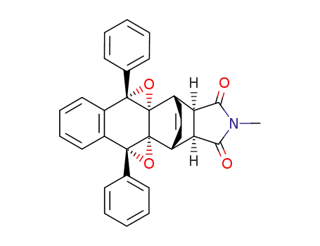 N-methyl-diphenyl-9,10 diepoxy-4a,10:9,9a ethano-1,4 hexahydro-1,4,4a,10,9,9a anthracenedicarboximide-11,12