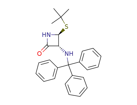 (3R,4S)-4-butylthio-3-triphenylmethylaminoazetidin-2-one