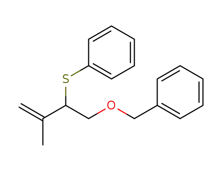 Molecular Structure of 70275-04-6 (Benzene, [[3-methylene-2-(phenylthio)butoxy]methyl]-)