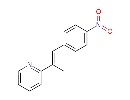 2-[1-methyl-2-(4-nitro-phenyl)-vinyl]-pyridine
