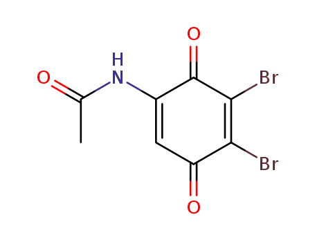 2-acetamido-5,6-dibromobenzoquinone