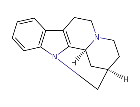 Molecular Structure of 80249-12-3 (2H-2,12-Methanoindolo[2,3-a]quinolizine, 1,3,4,6,7,12b-hexahydro-)