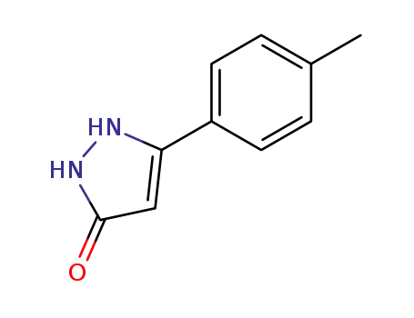 Molecular Structure of 124083-42-7 (5-(p-tolyl)-2H-pyrazol-3-ol)