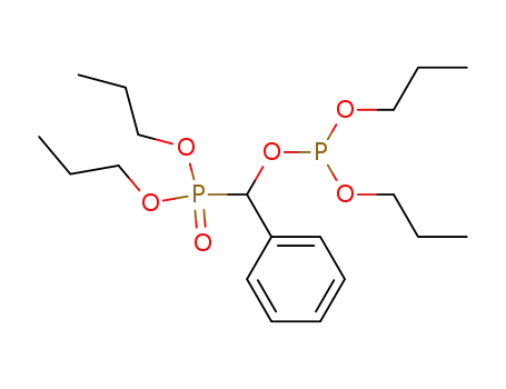 Molecular Structure of 84923-87-5 (α-(dipropoxyphosphinyl)benzyl dipropyl phosphite)