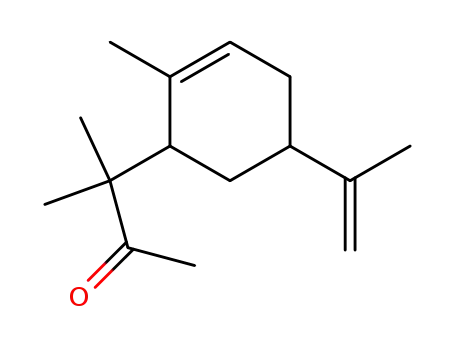 3-(5-Isopropenyl-2-methyl-2-cyclohexen-1-yl)-3-methyl-2-butanon