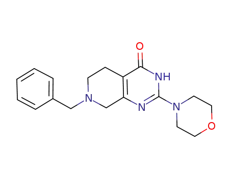 7-benzyl-2-morpholin-4-yl-5,6,7,8-tetrahydro-3H-pyrido[3,4-d]pyrimidin-4-one