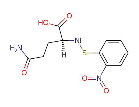 Molecular Structure of 7685-73-6 (N-O-NPS-L-GLUTAMINE)
