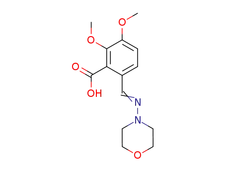 6-<(morpholinoimino)methyl>-2,3-dimethoxybenzoic acid