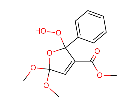2-Hydroperoxy-5,5-dimethoxy-2-phenyl-2,5-dihydro-furan-3-carboxylic acid methyl ester