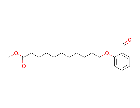 Molecular Structure of 344875-96-3 (11-(2-Formylphenoxy)undecansaeure-methylester)