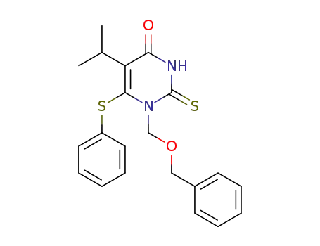 5-Isopropyl-1-benzyloxymethyl-6-(phenylthio)-2-thiouracil