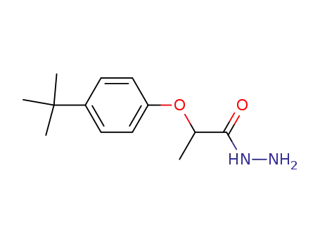 Molecular Structure of 125096-56-2 (2-(4-TERT-BUTYLPHENOXY)PROPANOHYDRAZIDE)
