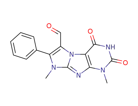 1,8-Dimethyl-2-phenyl-3-formylimidazo<1,2-f>xanthine
