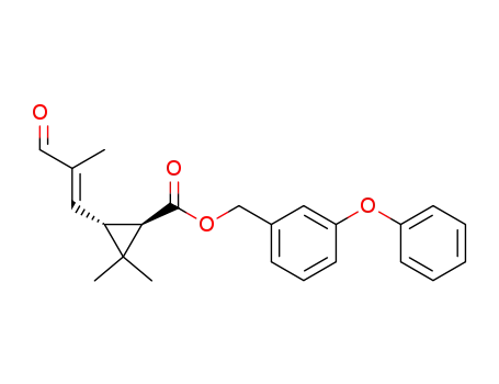 (1R,3R)-2,2-Dimethyl-3-((E)-2-methyl-3-oxo-propenyl)-cyclopropanecarboxylic acid 3-phenoxy-benzyl ester