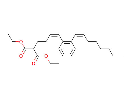 Propanedioic acid, [4-[2-(1-octenyl)phenyl]-3-butenyl]-, diethyl ester,
(Z,Z)-