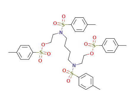 Benzenesulfonamide,
N,N'-1,4-butanediylbis[4-methyl-N-[2-[[(4-methylphenyl)sulfonyl]oxy]ethyl
]-