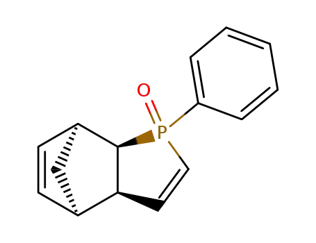 Molecular Structure of 88043-99-6 (4,7-Methano-1H-phosphindole, 3a,4,7,7a-tetrahydro-1-phenyl-, 1-oxide)