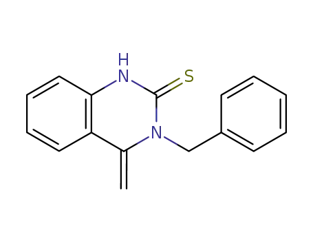 2(1H)-Quinazolinethione, 3,4-dihydro-4-methylene-3-(phenylmethyl)-