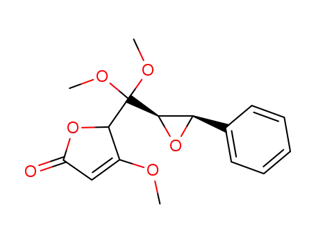 methyl 5-(cis-2',3'-epoxy-1',1'-dimethoxy-3'-phenylpropyl)tetronate