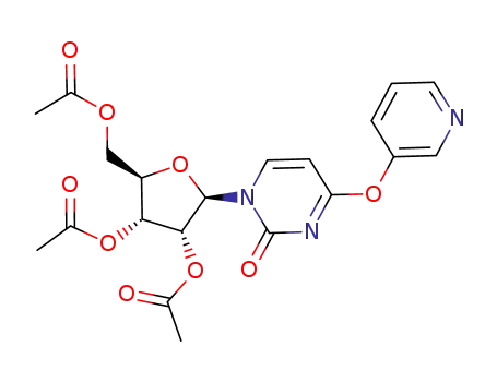 Acetic acid (2R,3R,4R,5R)-4-acetoxy-5-acetoxymethyl-2-[2-oxo-4-(pyridin-3-yloxy)-2H-pyrimidin-1-yl]-tetrahydro-furan-3-yl ester