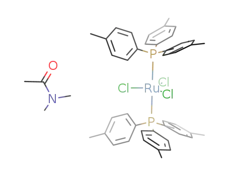 RuCl<sub>3</sub>(P(C<sub>6</sub>H<sub>4</sub>CH<sub>3</sub>)3)2*CH<sub>3</sub>CON(CH<sub>3</sub>)2