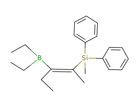 (E)-3-diethylboryl-2-methyldiphenylsilyl-2-pentene