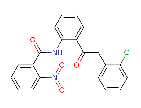 Benzamide, N-[2-[(2-chlorophenyl)acetyl]phenyl]-2-nitro-