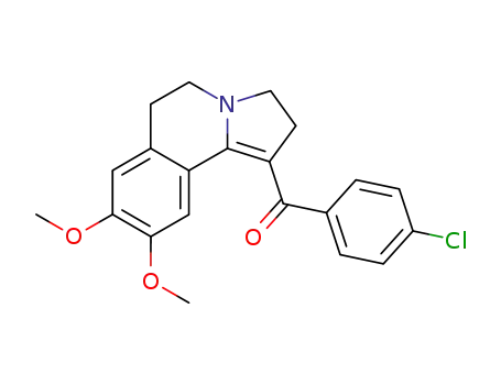 (4-chlorophenyl)(2,3,5,6-tetrahydro-8,9-dimethoxy-1H-pyrrolo<2,1-a>iosoquinolin-1-yl)methanone