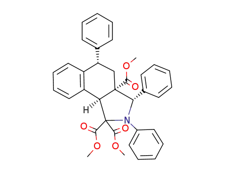 (3S,3aS,5S,9bS)-2,3,5-Triphenyl-2,3,5,9b-tetrahydro-4H-benzo[e]isoindole-1,1,3a-tricarboxylic acid trimethyl ester
