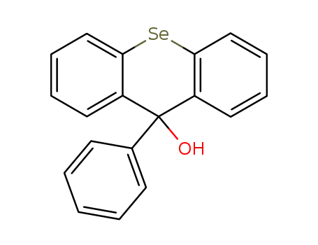 Molecular Structure of 30571-10-9 (9H-Selenoxanthen-9-ol, 9-phenyl-)