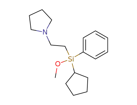 Cyclopentylmethoxyphenyl(2-pyrrolidinoethyl)silan