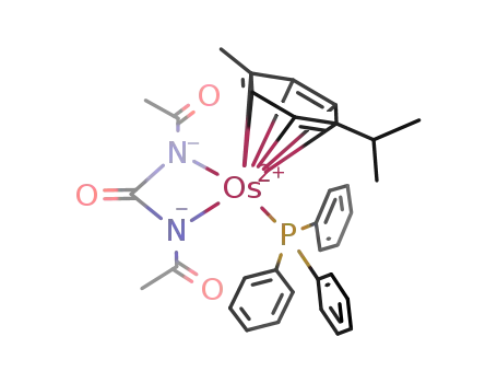 (η(6)-p-cymene)Os(NAcC(=O)NAc)(triphenylphosphine)