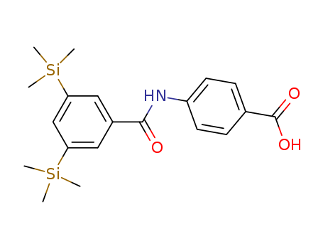 4-(3,5-bis(trimethylsilyl)benzamido)benzoic acid
